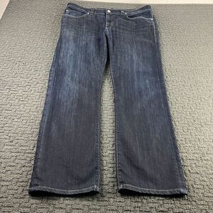 Fidelity Jeans Mens 38x30 Blue Straight Leg 50-11 Dark Wash M6257 Denim